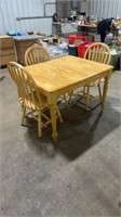 DINING TABLE & 3 CHAIRS