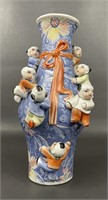 Chinese Handpainted Fertility Vase