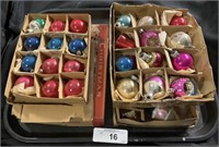 Vintage Classic 1950’s Shiny Brite Ornaments.