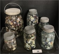 Jars Of Buttons.