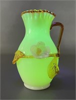 Stevens & Williams Vaseline Glass Vase