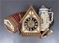 Burwood New Haven German Beerstein Wall Clock