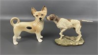 Two Vintage Dog Figurines