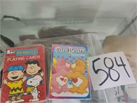 2003 Care bears and and peanuts playing cards.