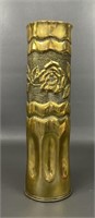 WWI 75mm Brass Canone De Campagne Trench Art