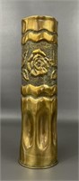 WWI 75mm Brass Canone De Campagne Trench Art