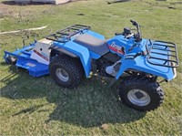 Yamaha Terrapro W/Rear PTO and 42"bushog,