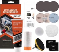 Mookis Headlight Restoration Kit, Heavy Duty