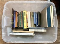 Tub Full of Misc Vintage Books