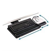 3M Knob Adjust Keyboard Tray, Height and Tilt