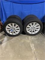 Toyota 20 inch rims with Good Year tires. Set of