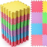 Nuanchu 60 Pcs Kids Foam Puzzle Floor Mat Bulk