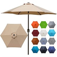 Size 7.5 ft Blissun Patio Umbrella, Yard Umbrella