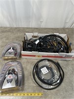 Assortment of HDMI cords, some new in packaging