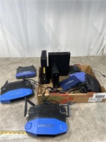 Variety of routers and WiFi routers