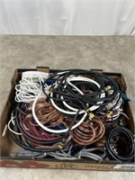 Assortment of computer cords