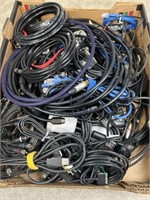 Assortment of computer cords