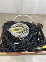 Assortment of computer cords