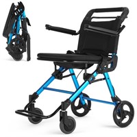 Ambliss Portable Transport Wheelchair for Adults