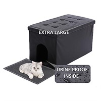 Size 36x20x20 in MEEXPAWS Cat Litter Box