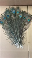 17 Pack 20” Peacock Feathers For Decoration