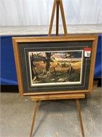 Charles Freitag signed print called Autumn