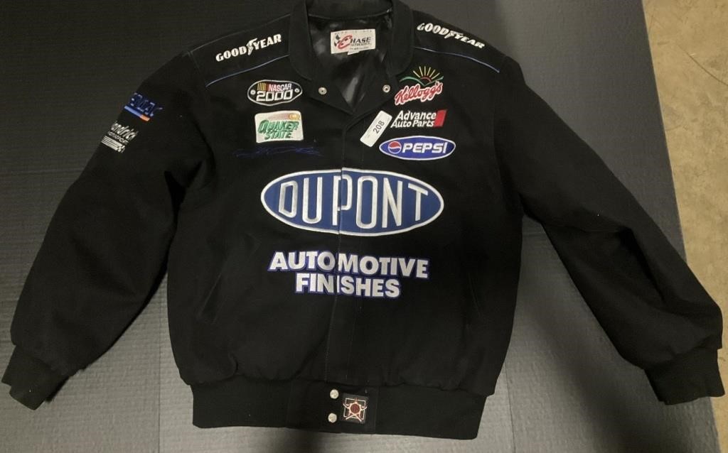 Advertising NASCAR #24 Jeff Gordon Jacket.