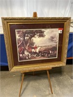 Carle Vernet framed print called Hunting in the