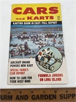 Vintage  Cars and Karts Magazine  1960