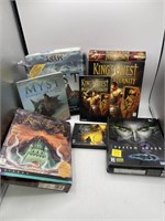 A lot of PC games MYST Kings quest mask of