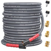 Heliwoo Pressure Washer Hose 100ft with 3/8 Quick