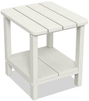 HOMREST Outdoor Side Table, Double Adirondack