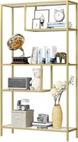 $120  4-Tier Bookshelf  Gold (39.37x13x70.08)