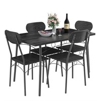 VECELO Dining Set 5 Piece Dinette Kitchen,