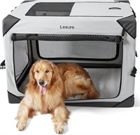 Lesure Collapsible Dog Crate - Portable Dog