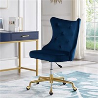 24KF Upholstered Tufted Button Velvet Office