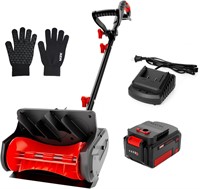 MZK 20V 13-Inch Cordless Snow Shovel with Battery