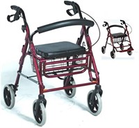 Dr.Safe Aluminum Transport Rollator, Walker