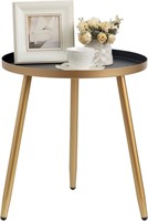 AOJEZOR Round End/Side Tables for Living Room,