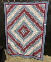 1940's Hand Sewn Block Quilt