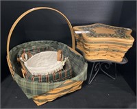 4 Longaberger Baskets, Accessories.