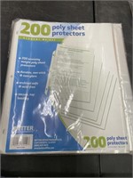200 Poly Sheet Protectors
