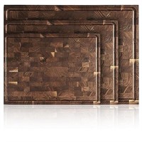 Large Thick End Grain Walnut Wood Cutting Board
