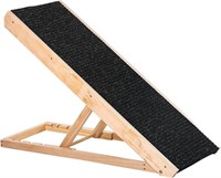 PawHut Dog Ramp for Bed Couch, Foldable Wooden