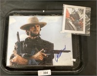 “Signed” Clint Eastwood Photograph.