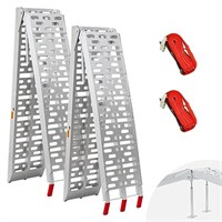 HOUGEET ATV Loading Ramps with Support Legs for