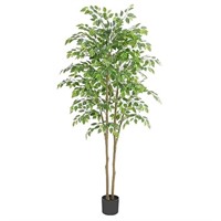 Nafresh Tall Ficus Tree Artificial\uff0c6ft(72in)