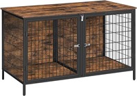 MAHANCRIS Dog Crate Furniture for 2 Dogs, 43.3"