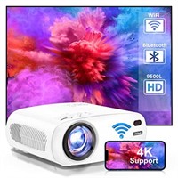 VIDOKA [Upgraded] Projector with WiFi and