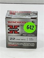 WINCHESTER 22 LONG RIFLE PEST CONTROL #12 SHOT -